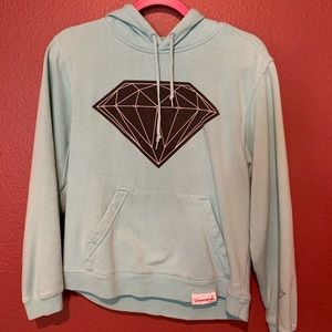Aqua DIAMOND Hoodie Medium
